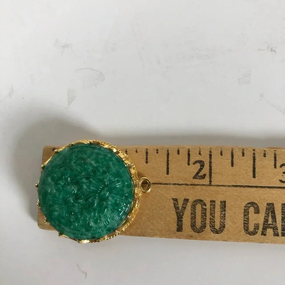 Vintage Floral Framed Pendant - Picture 8 of 8